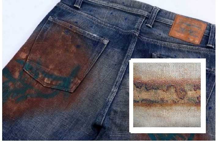 Как отстирать или оттереть краску от штанов и брюк