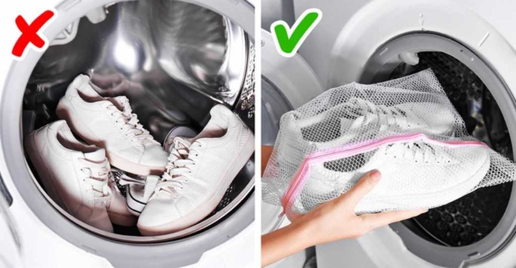 Правила и особенности стирки обуви в стиральной машине