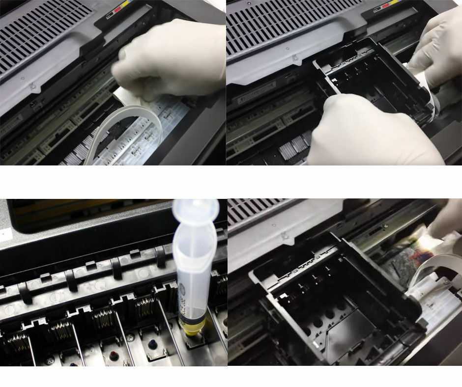 Как почистить головку принтера epson и hp