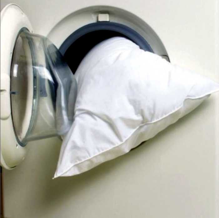 Как постирать перьевую подушку в домашних условиях в стиральной машине
