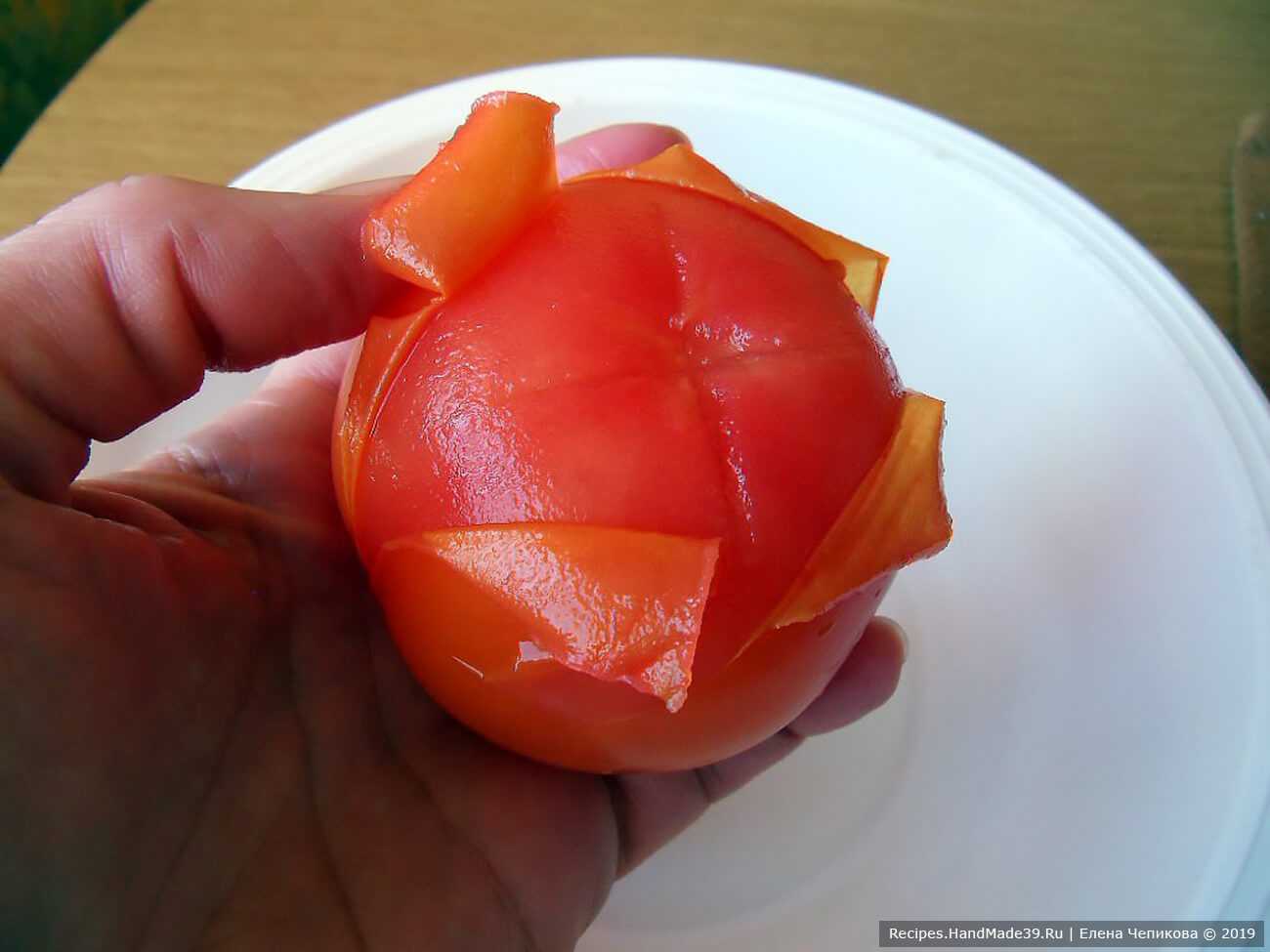 Как снять шкурку из помидоров в домашних условиях
