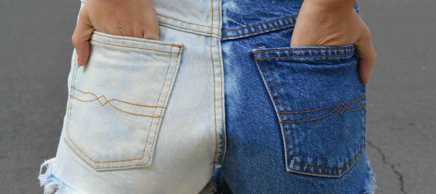 Как и чем закрасить белое пятно на джинсах