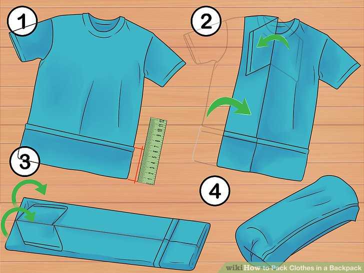 Как сложить футболку быстро, правильно, и чтобы она не помялась, как компактно складывать майки и футболки в чемодан