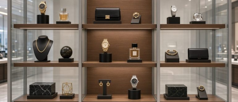 Стеклянные витрины для магазина: как выбрать конструкцию