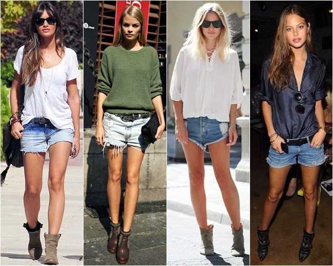 С чем носить кожаные шорты: в разных стилях, весной, зимой, летом.