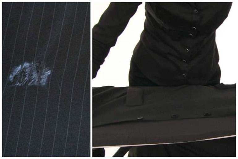 Как убрать блеск от утюга на одежде: как и чем вывести пятно от утюга, как удалить подпалину на синтетике, на белой, цветной или темной одежде