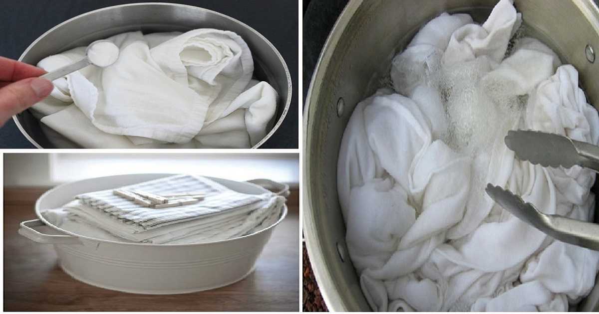 Как отбелить белые вещи в домашних условиях: содой, перекисью, уксусом, белизной? как отбелить белые вещи: синтетические, шерстяные?