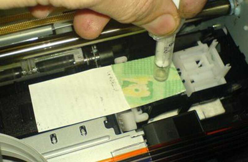 Как промыть печатающую головку принтера epson в домашних условиях