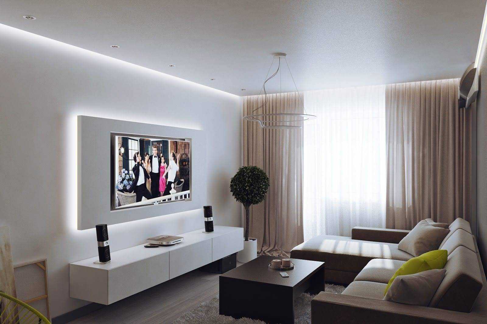 Интерьер гостиной 20 кв. метров: тренды дизайна в 2021 году, современные идеи, фото отделки
