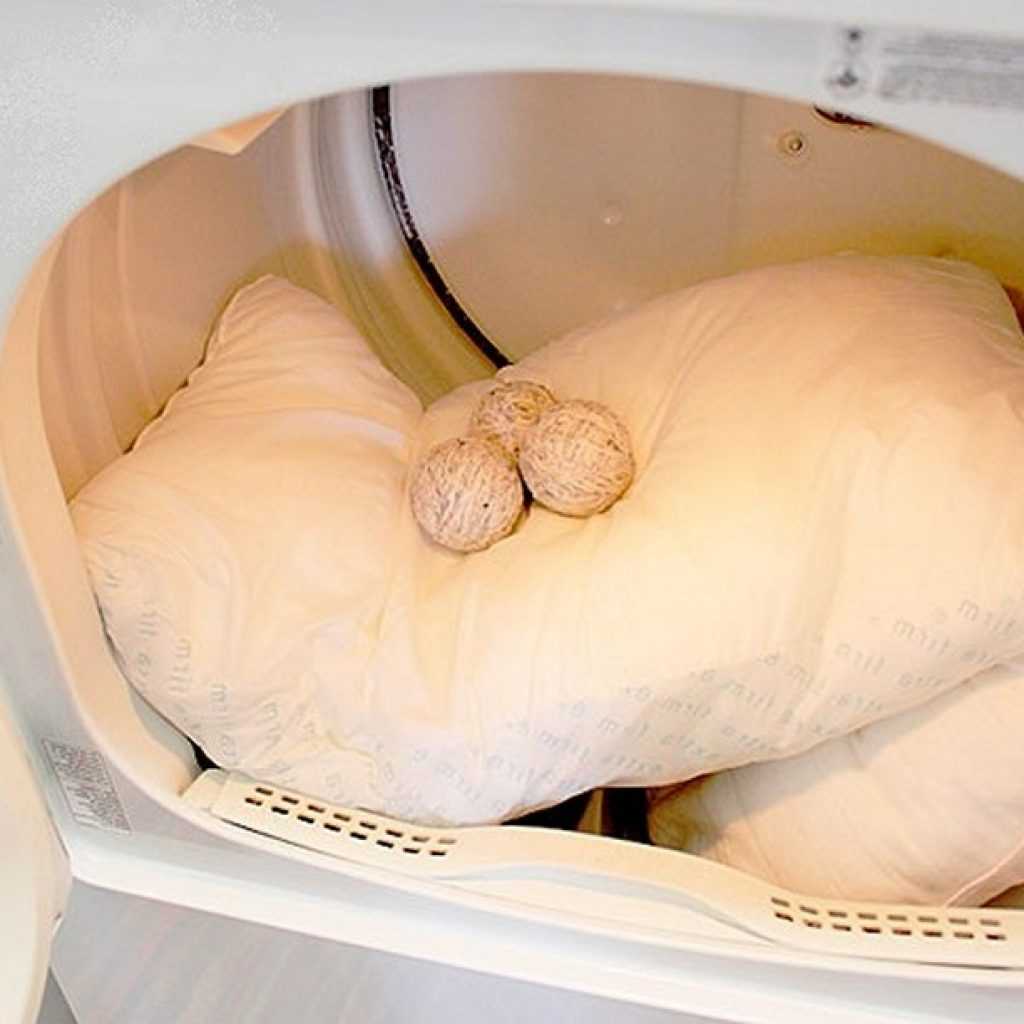 Как стирать подушки в стиральной машине с разными наполнителями