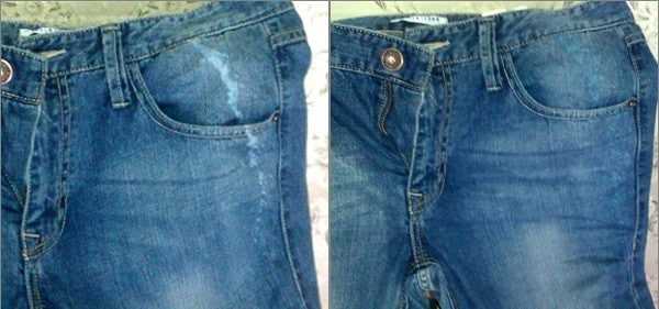 Отбеливание джинса доступными способами и средствами