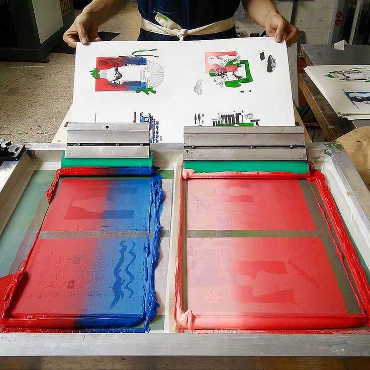 Шелкография на ткани: что это, печать рисунка на футболках
