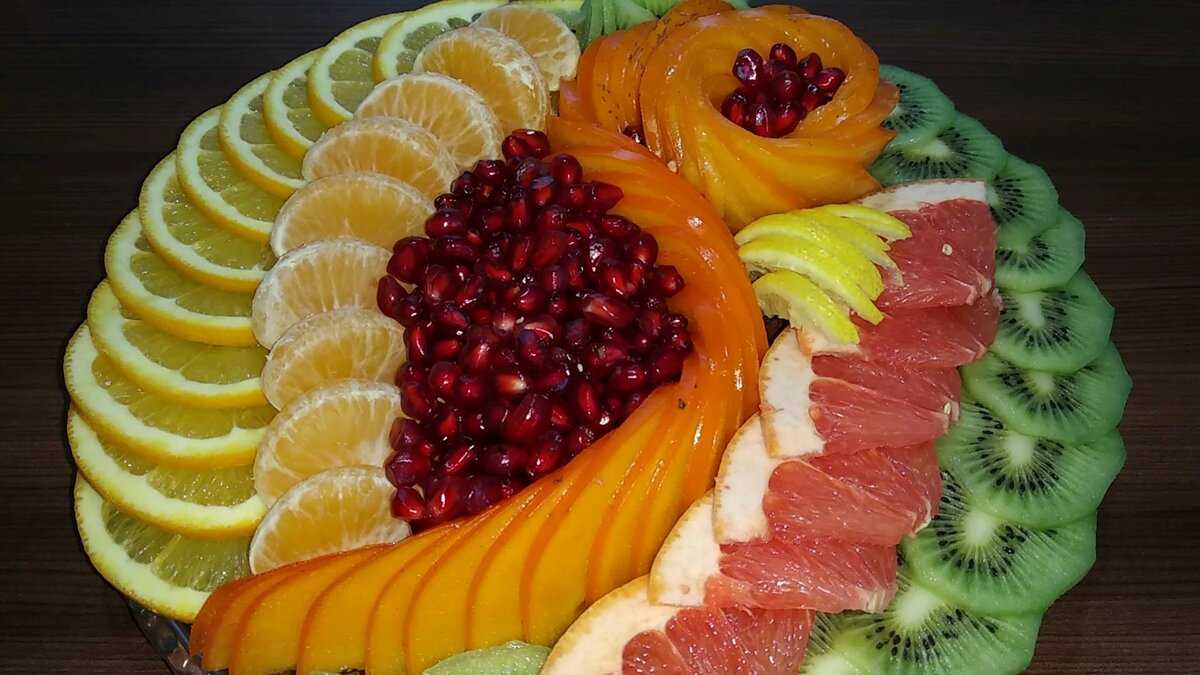 Нарезка овощей и фруктов на праздничный стол + топ-3 рецепта