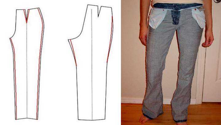 Как заузить джинсы снизу в домашних условиях