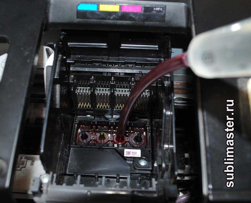 Как прочистить печатающую головку струйного принтера