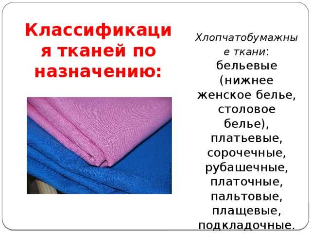 Виды тканей по составу, типу плетения, для одежды, названия с описанием