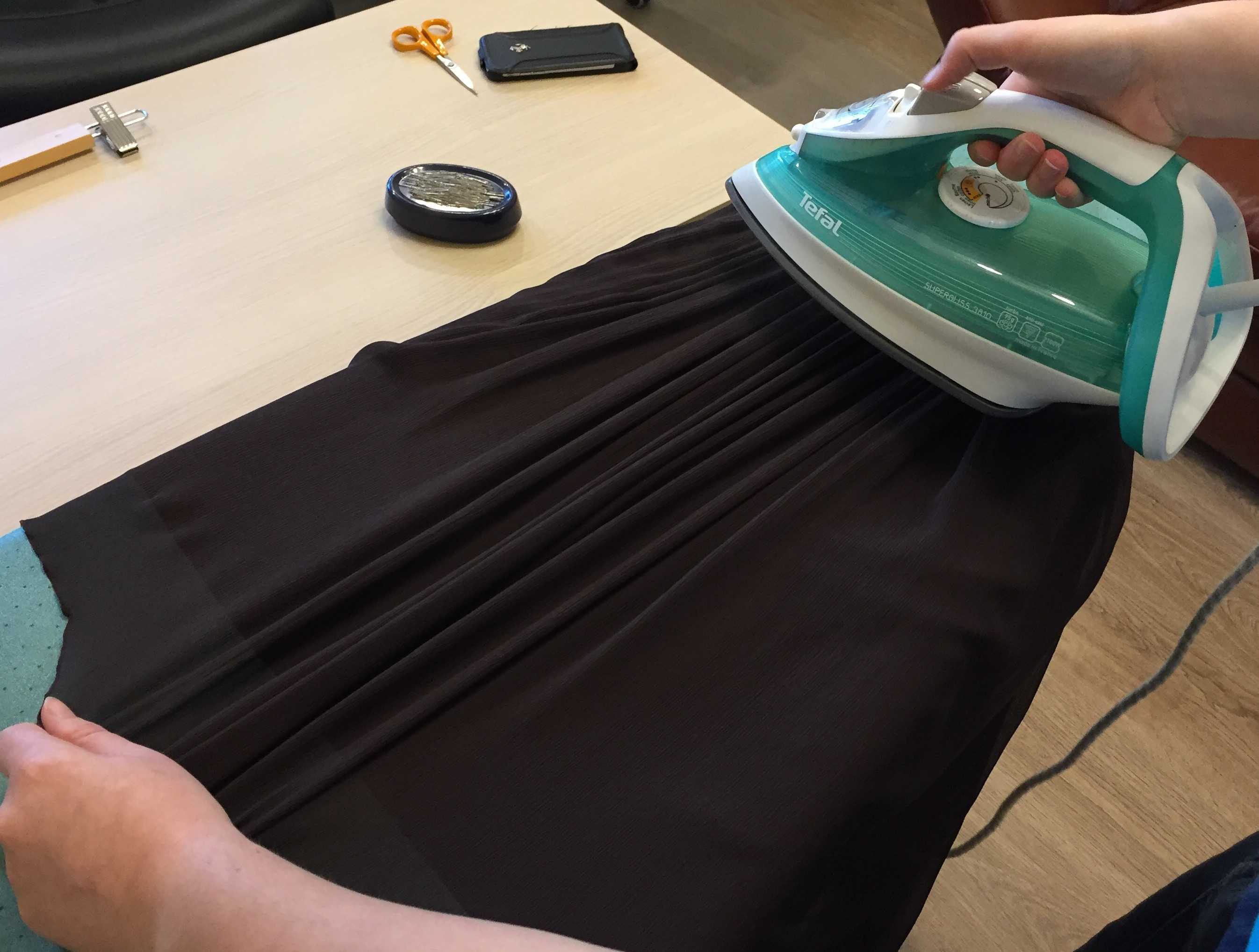 Как стирать плиссированную юбку