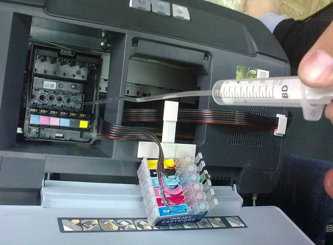 Как промыть печатающую головку принтера epson в домашних условиях