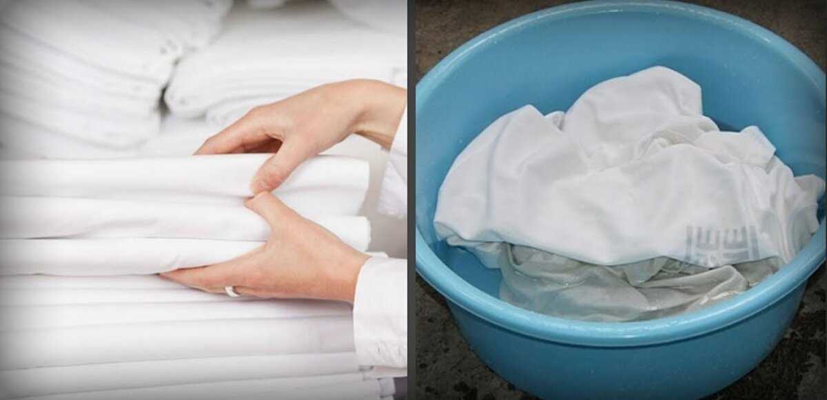 Как отбелить белую футболку: домашние и промышленные средства, методы стирки вручную и в стиральной машине