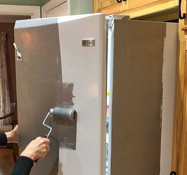 Как и чем покрасить холодильник снаружи в домашних условиях