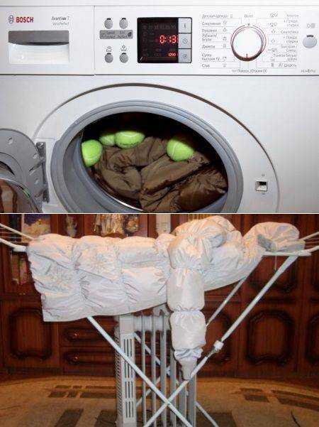 Секреты стирки пуховика в стиральной машине