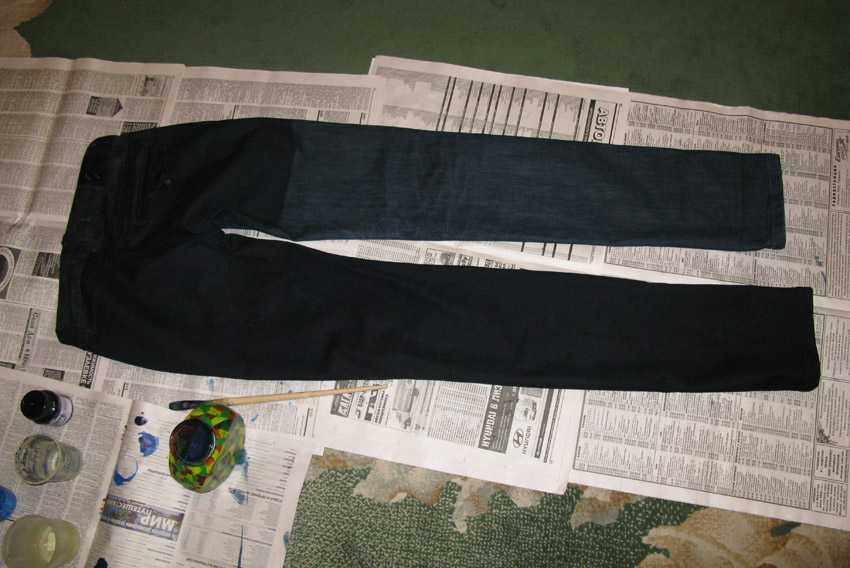 Как и чем покрасить джинсы в домашних условиях: черные, синие
