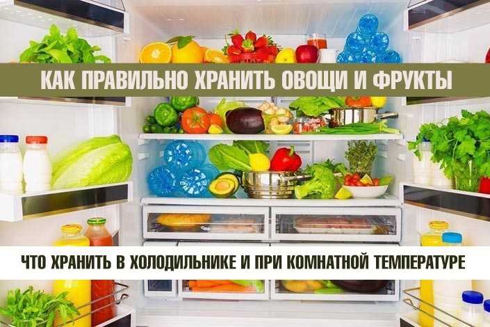 Хранение овощей и фруктов при продаже