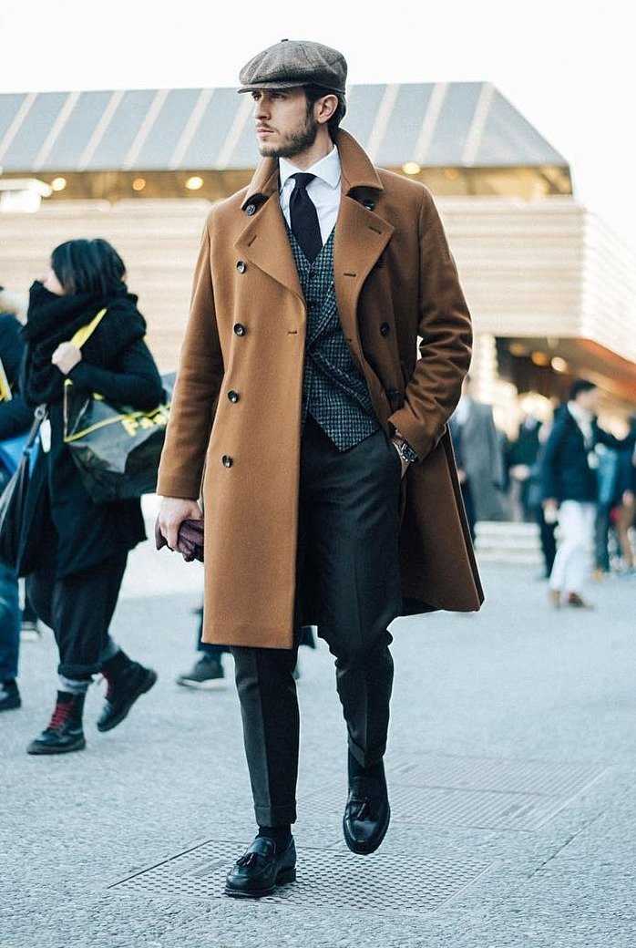 Какая шапка подойдёт под мужское пальто: какую шапку лучше не носить с пальто