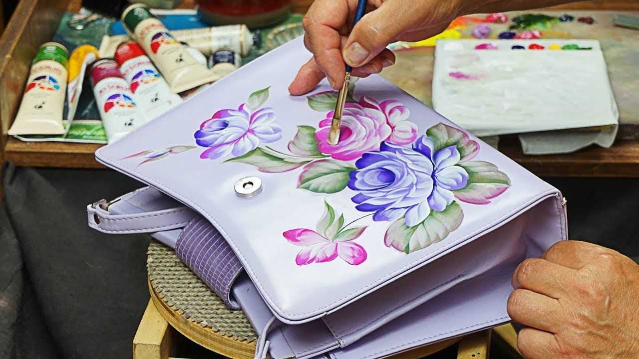 Простой способ сделать одежду уникальной и модной – учимся рисовать на ткани акриловыми красками с нуля