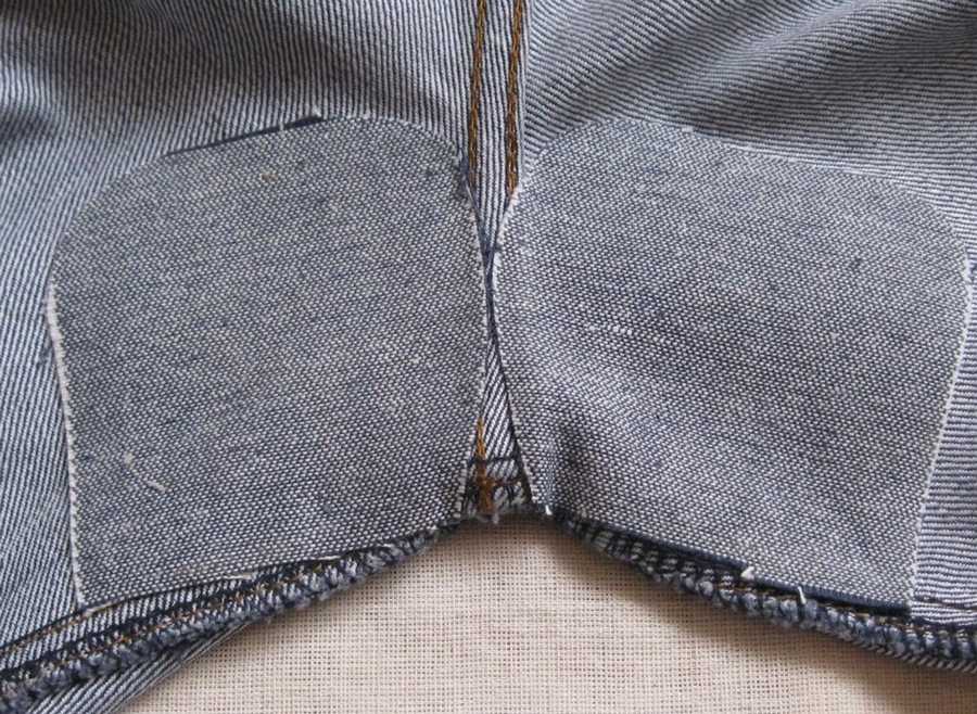 Как зашить дырку на джинсах — между ног, на коленке. методы и советы art-textil.ru