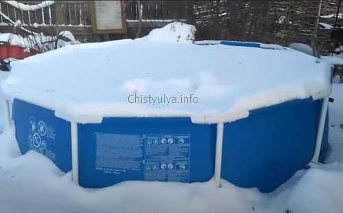 Как правильно хранить бассейн зимой: условия и особенности, видео